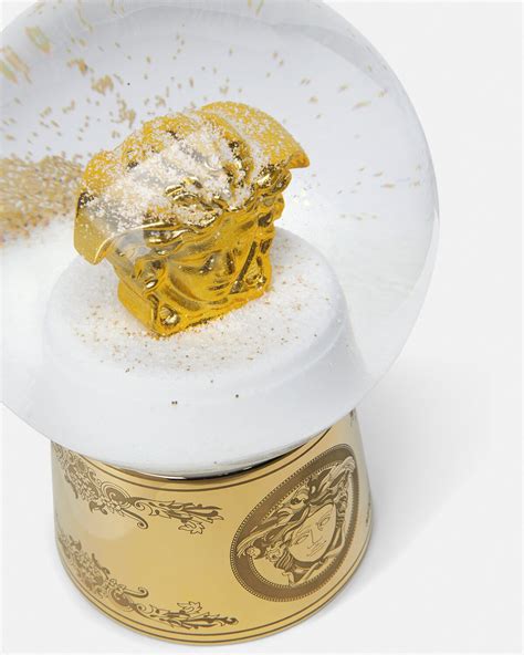 Golden Medusa Snow Globe Gold 